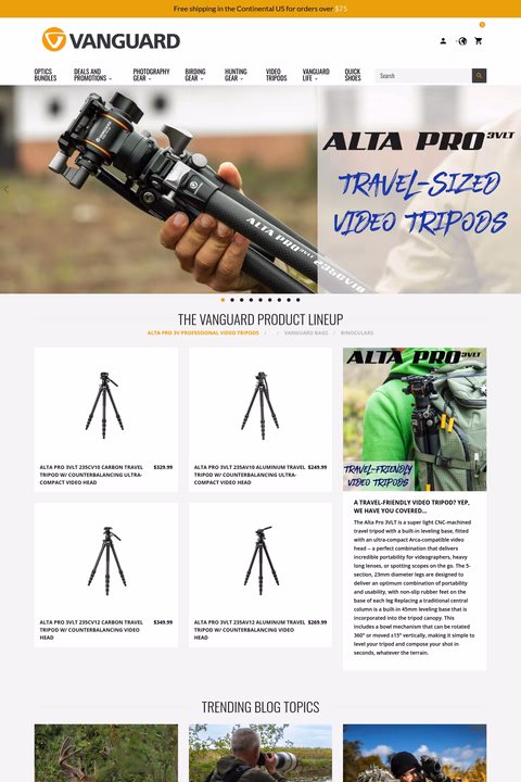 Vanguard-World Homepage 1440px