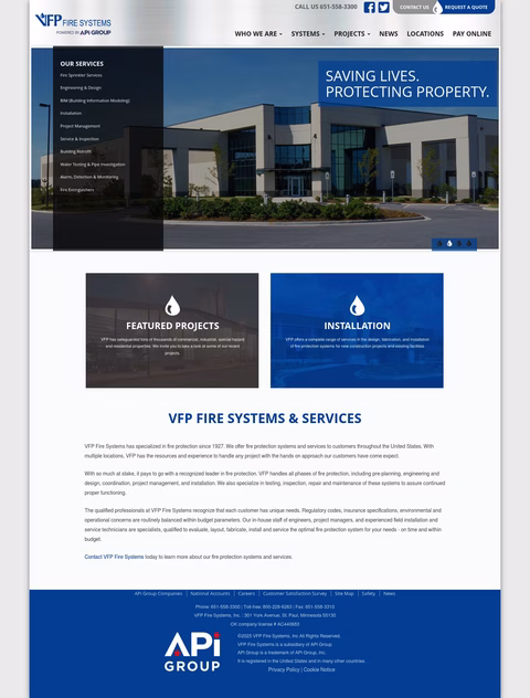 Vfp-Fire-Systems Homepage 1440px