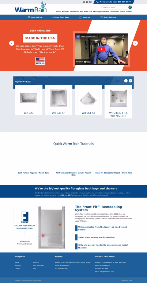 Warm-Rain-Corporation Homepage 1440px