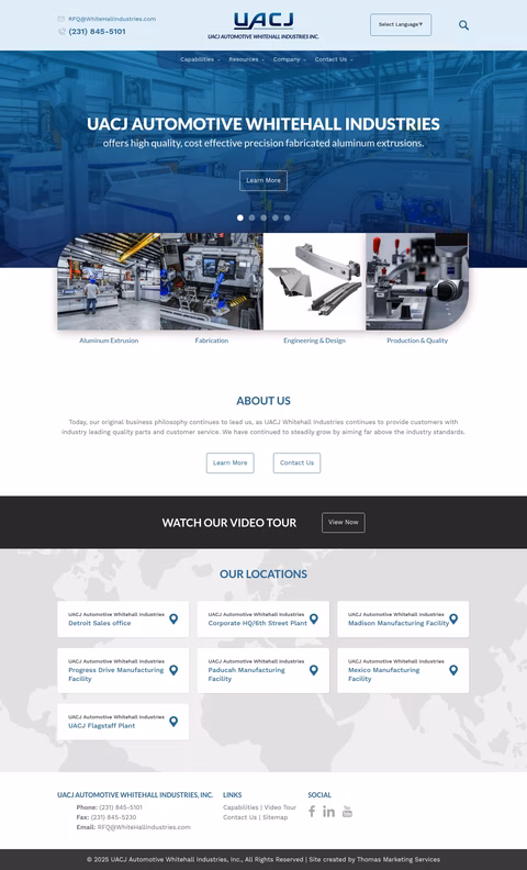 Whitehall-Industries Homepage 1440px