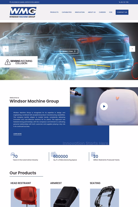 Windsor-Machine-Stamping Homepage 1440px