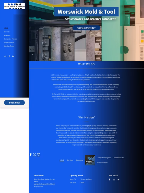 Worswick-Mold-Tool Homepage 1440px