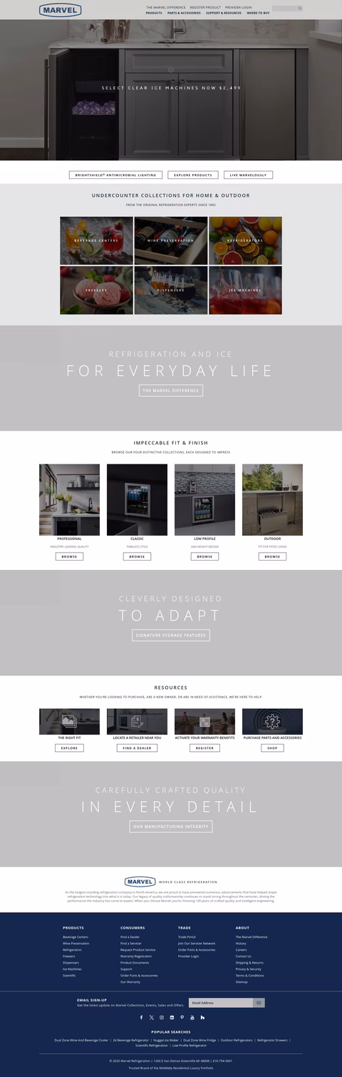 Marvel-Refrigeration Homepage 1440px