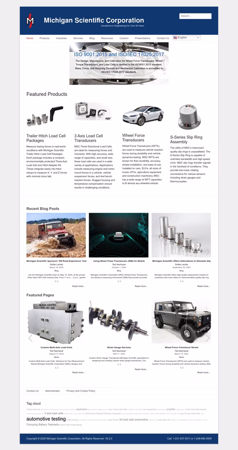 Michigan-Scientific-Corporation Homepage 1440px