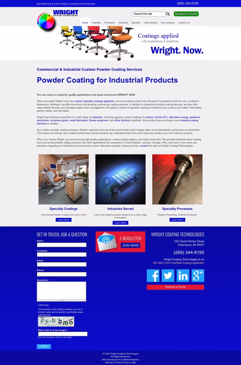 Wright-Coating-Company Homepage 1440px