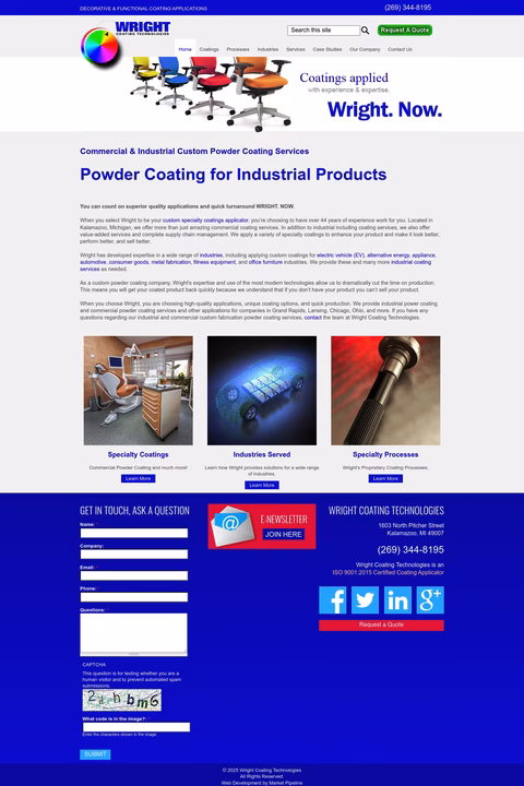 Wright-Coating-Company Homepage 1440px