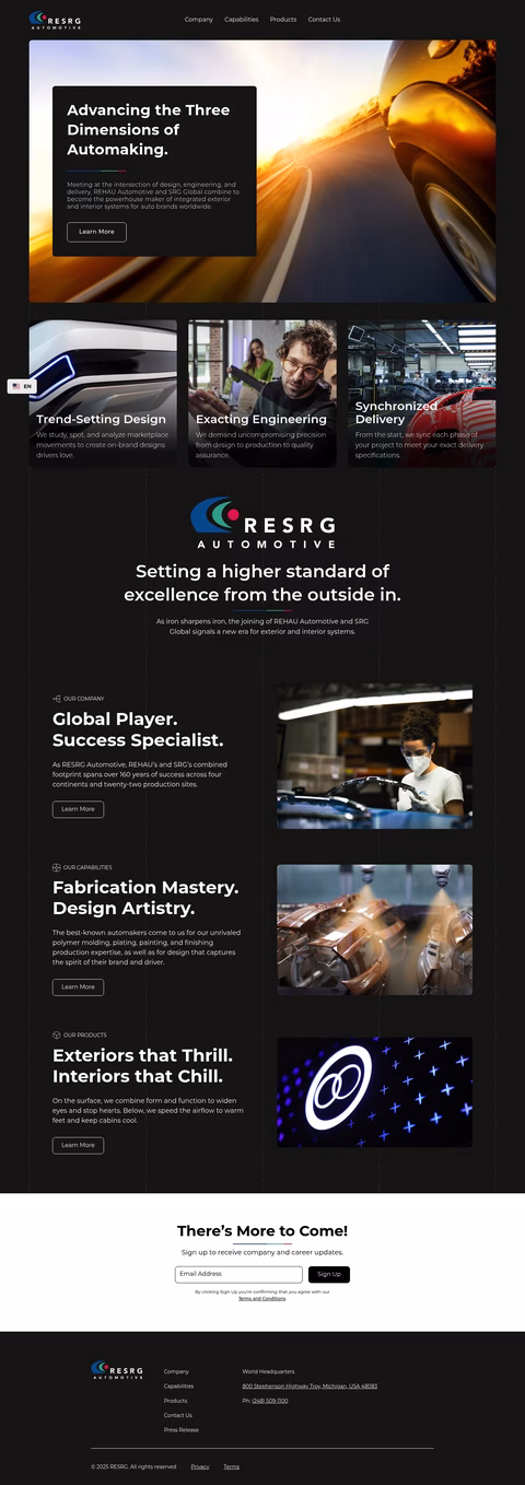 Srg-Global Homepage 1440px