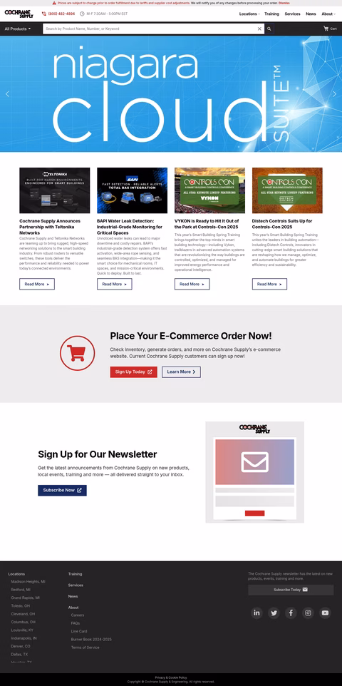 Cochrane-Supply-Engineering Homepage 1440px