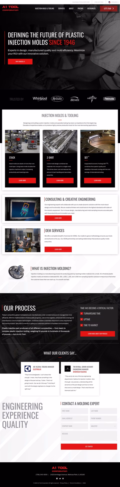 A1 Tool Corporation Homepage1440 Px 427a4548b9e64d2dbc58024b4c675366