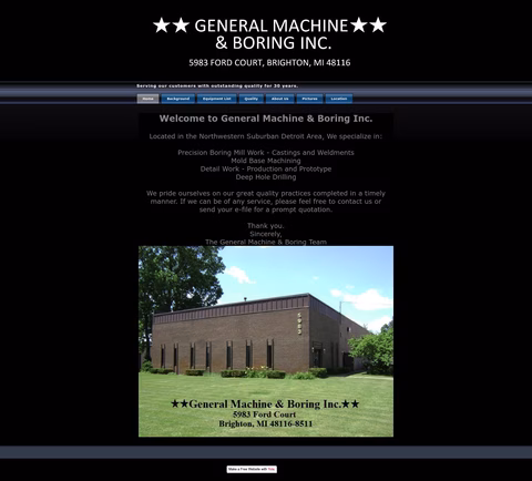 General-Machine-Boring-Co Homepage 1440px
