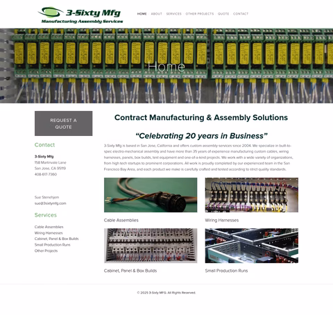 3Sixty-Manufacturing Homepage 1440px