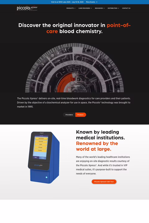 Abaxis Homepage 1440px