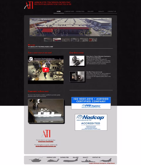 Absolute-Technologies Homepage 1440px