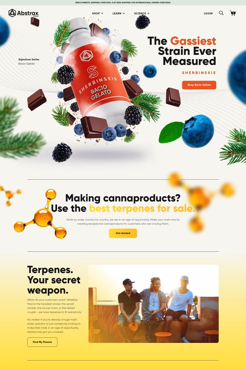 Abstrax-Tech Homepage 1440px