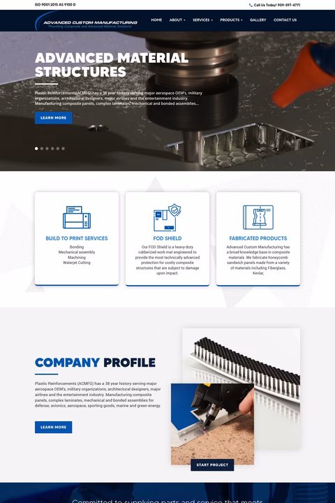 Ac-Manufacturing Homepage 1440px
