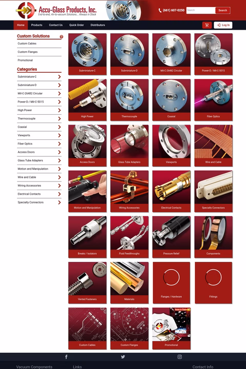 Accu-Glass-Products Homepage 1440px