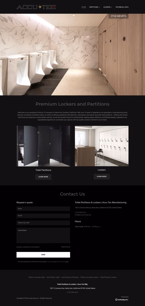 Accutec-Manufacturing Homepage 1440px