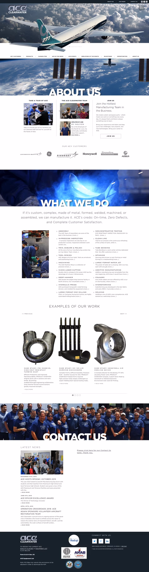 Ace-Clearwater-Enterprises Homepage 1440px