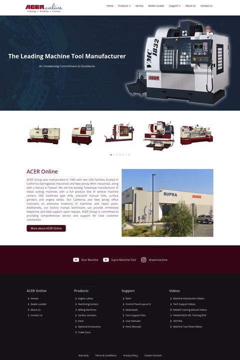 Acer-Inc Homepage 1440px