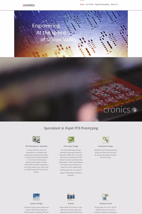 Acronics-Systems Homepage 1440px