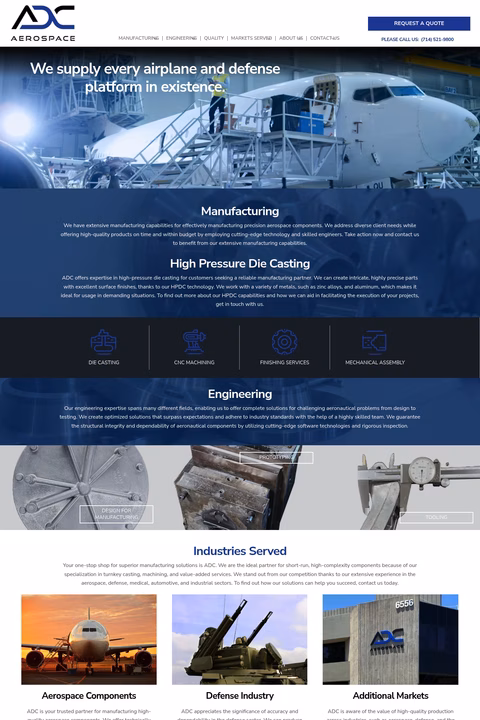 Adc-Aerospace Homepage 1440px