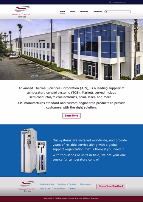 Advanced-Thermal-Sciences Homepage 1440px