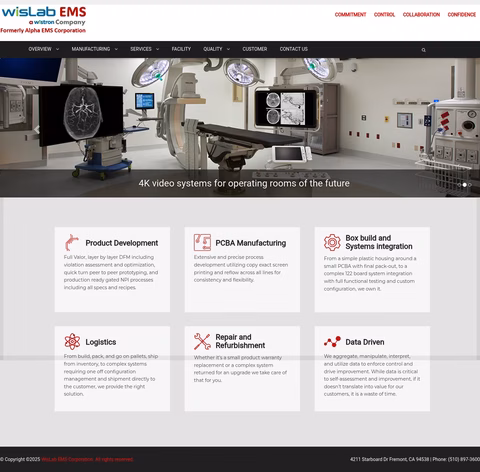 Alpha-Ems-Corporation Homepage 1440px