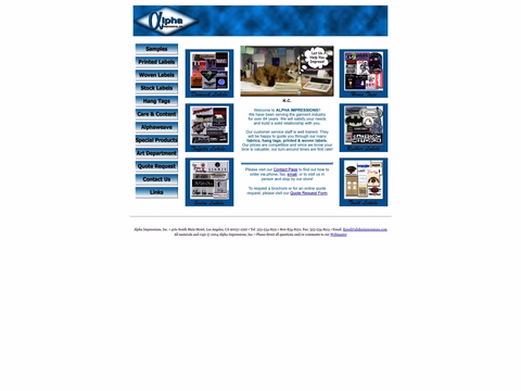 Alpha-Impressions Homepage 1440px