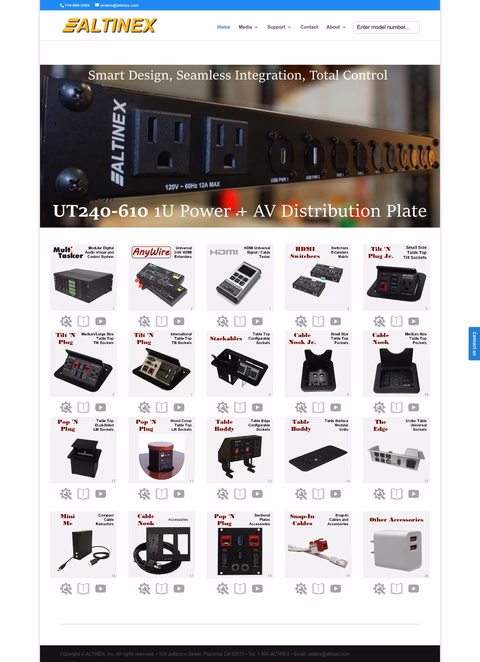 Altinex Homepage 1440px