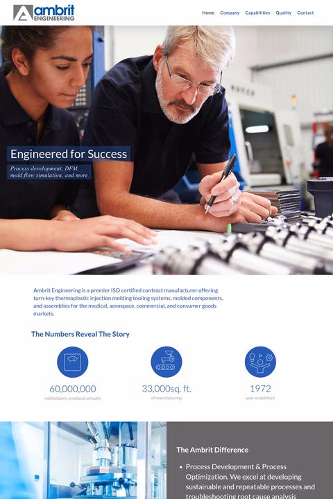 Ambrit-Engineering Homepage 1440px