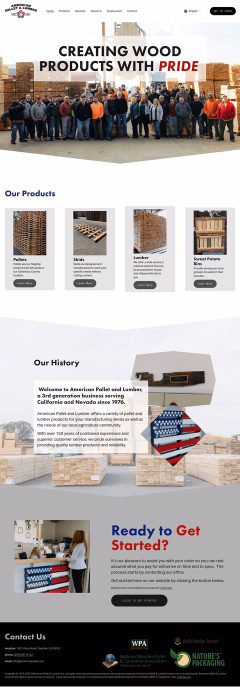 American-Pallet Homepage 1440px