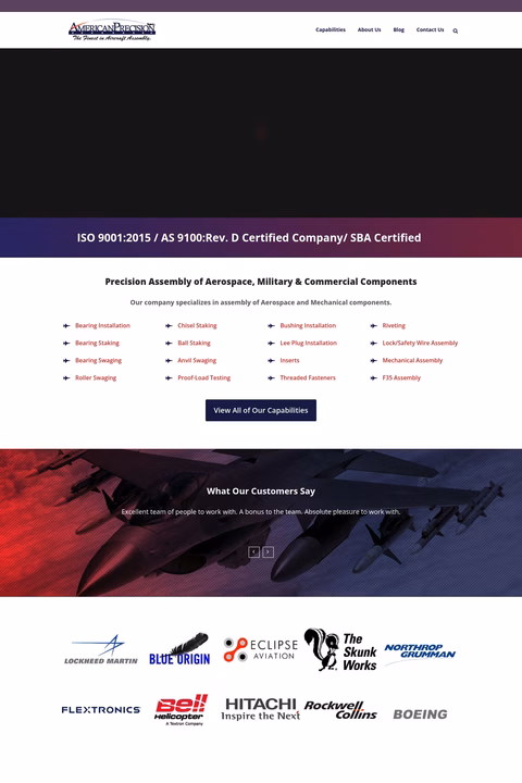 American-Precision-Assembly Homepage 1440px