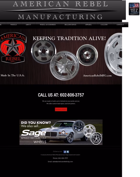 American-Rebel-Manufacturing Homepage 1440px