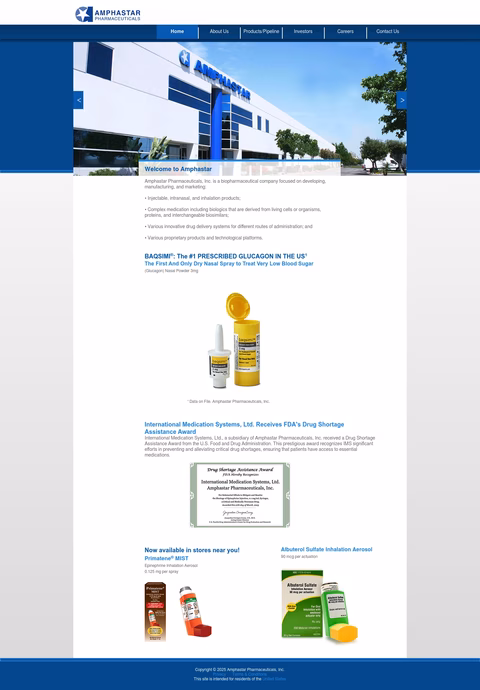 Amphastar-Pharmaceuticals Homepage 1440px