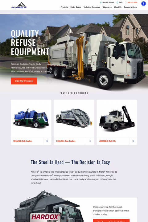 Amrep-Inc Homepage 1440px