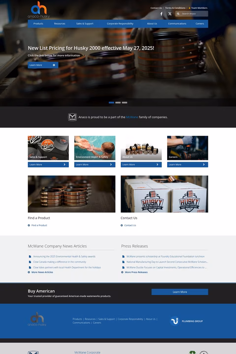 Anaco-Husky Homepage 1440px