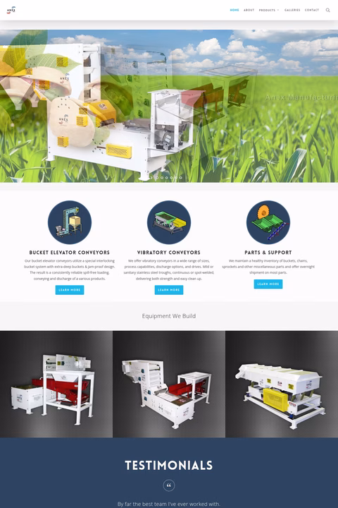 Anex-Manufacturing Homepage 1440px