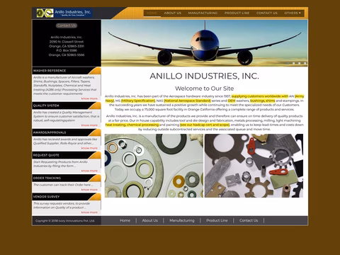 Anillo-Industries Homepage 1440px