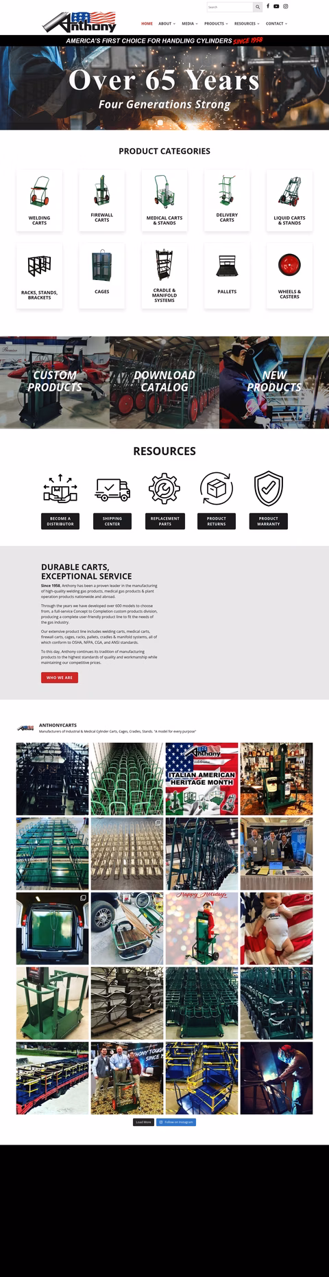 Anthony-Welded-Products Homepage 1440px