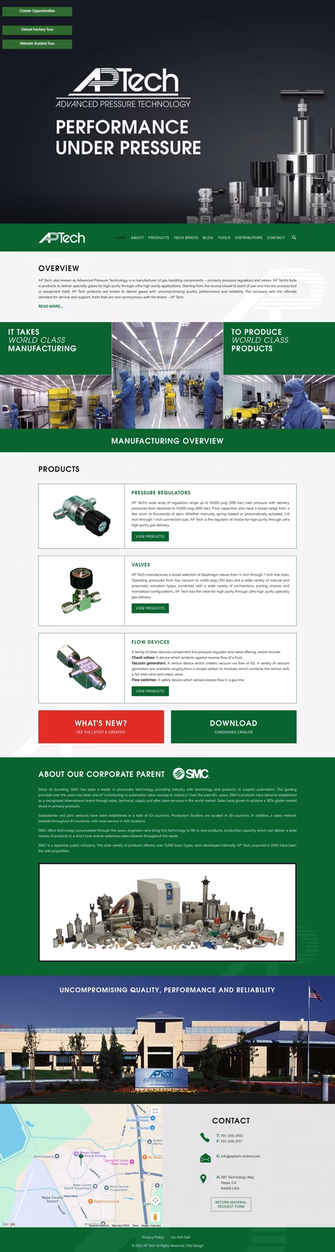 Ap-Tech Homepage 1440px