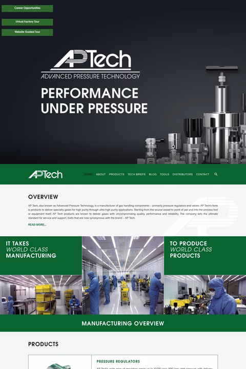 Ap-Tech Homepage 1440px