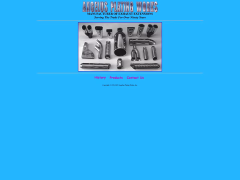 Angelus-Plating-Works Homepage 1440px