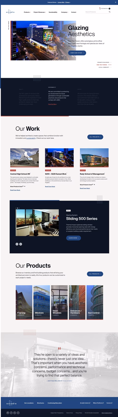 Arcadia-Architectural-Aluminum Homepage 1440px