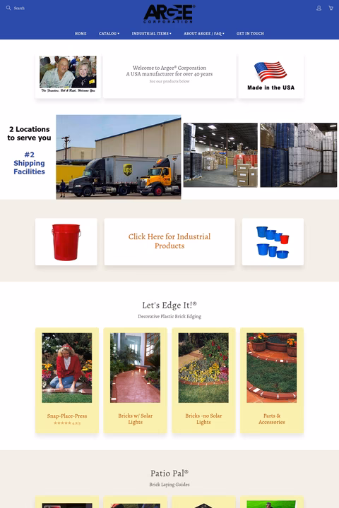 Argee-Corporation Homepage 1440px