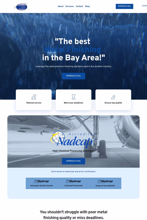 Arnolds-Metal-Finishing Homepage 1440px