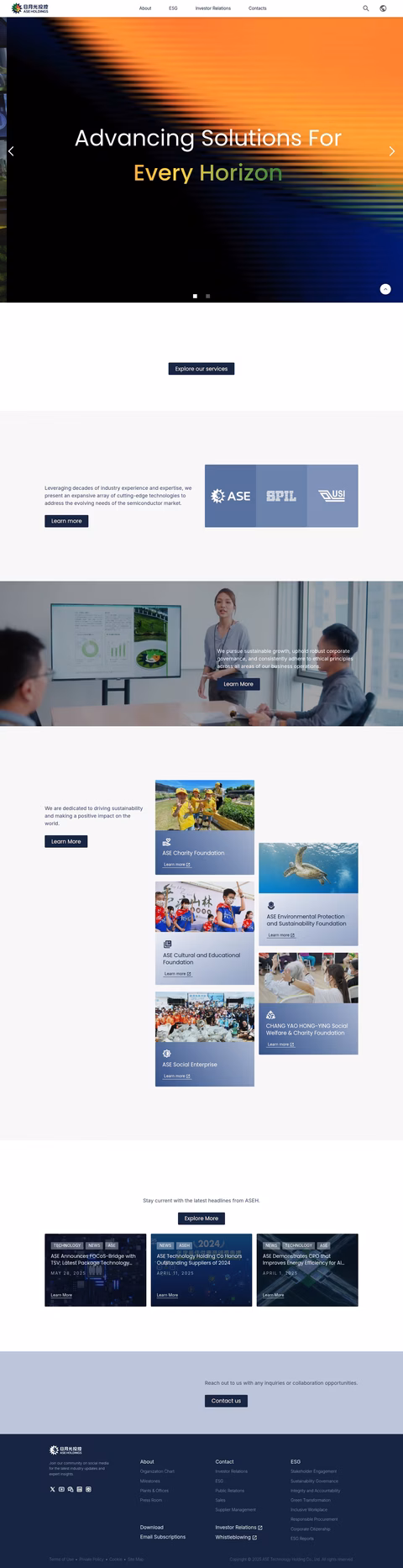 Ase-Holdings Homepage 1440px