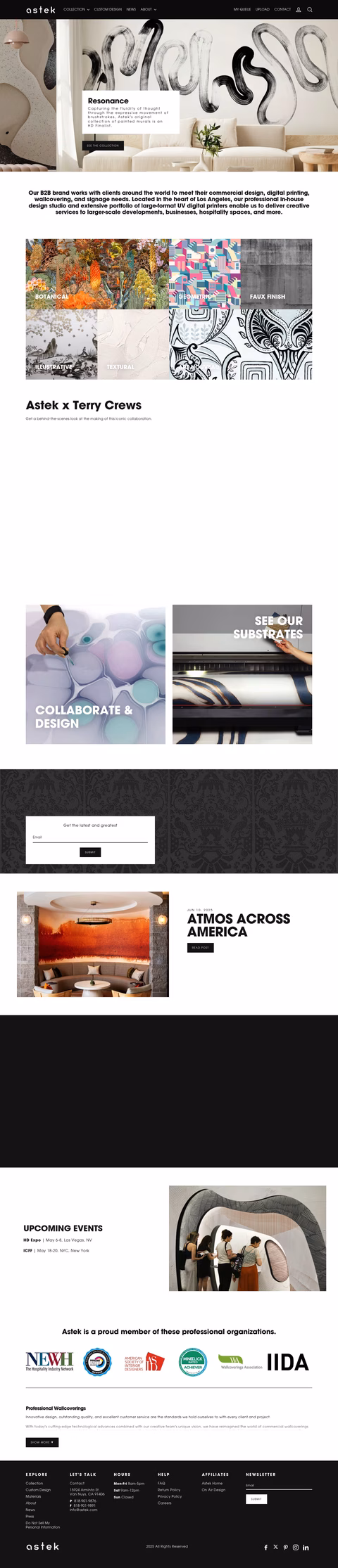 Astek-Wallcovering Homepage 1440px