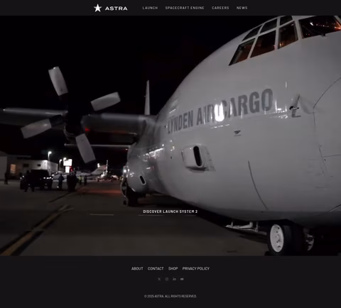 Astra Homepage 1440px