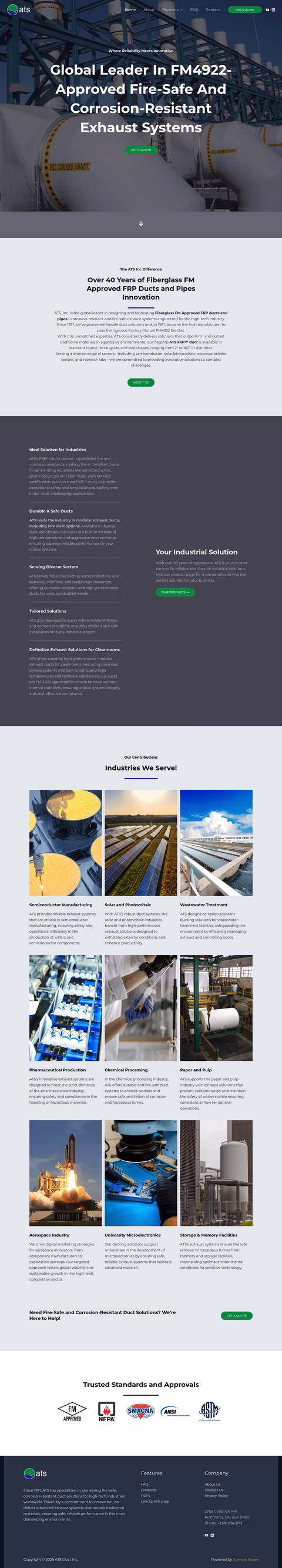 Ats-Products-Inc Homepage 1440px