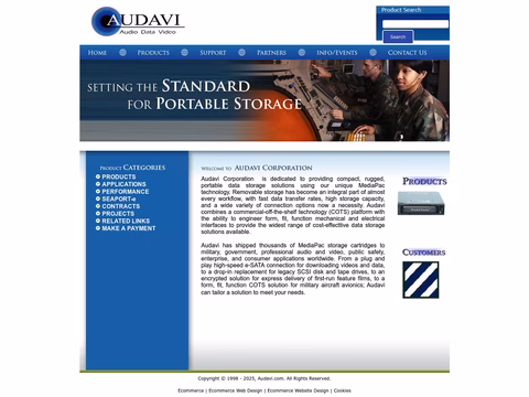 Audavi Homepage 1440px